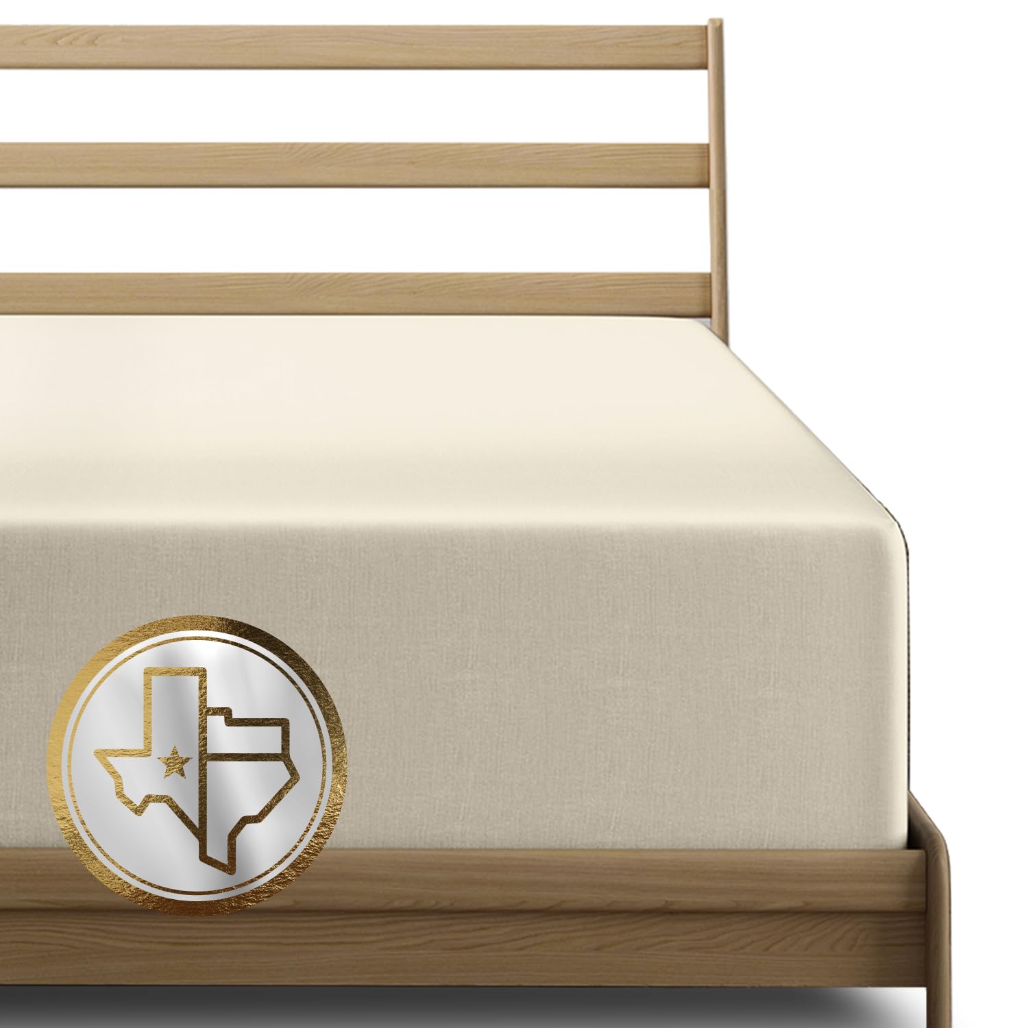 Texas Linen Co. Luxury Egyptian Cotton California King Fitted Sheet Only - 1000 Thread Count Cal King Sheets Deep Pocket Fitted,